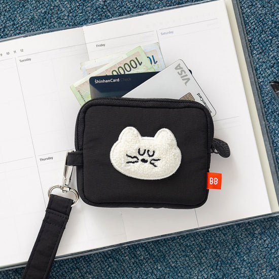 MOGRY HUG CARD WALLET BLACK