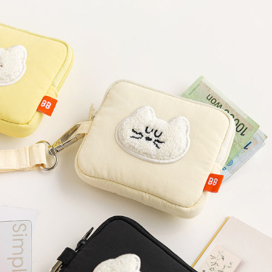 MOGRY HUG CARD WALLET IVORY