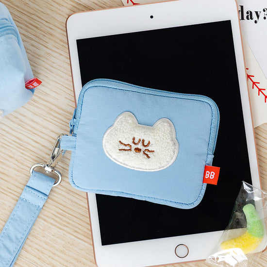 MOGRY HUG CARD WALLET SKYBLUE