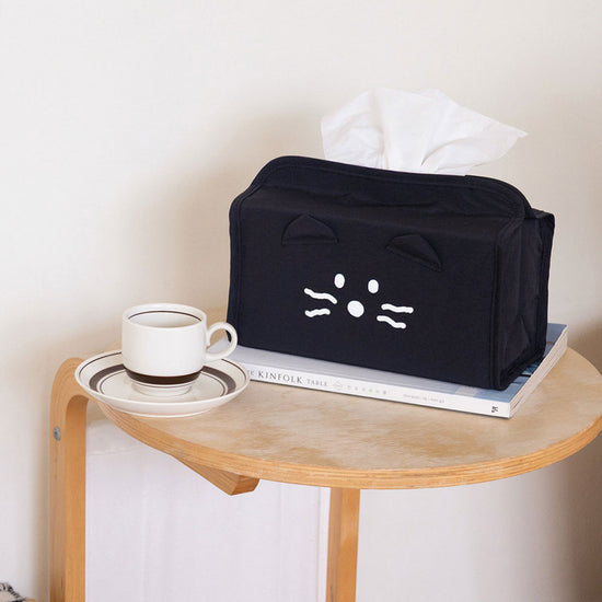 KITTY TISSUE CASE BLACK
