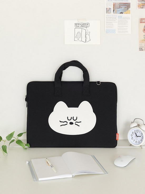 MOGRY HUG LAPTOP POUCH 15 TYPE BLACK