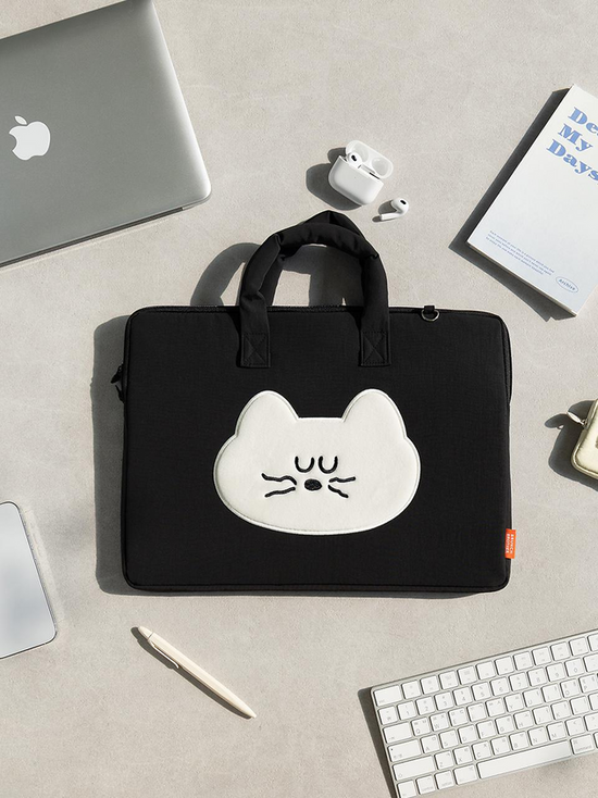 MOGRY HUG LAPTOP POUCH 15 TYPE BLACK