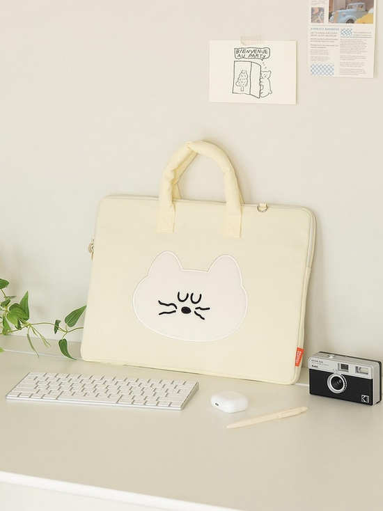 MOGRY HUG LAPTOP POUCH 15 TYPE IVORY