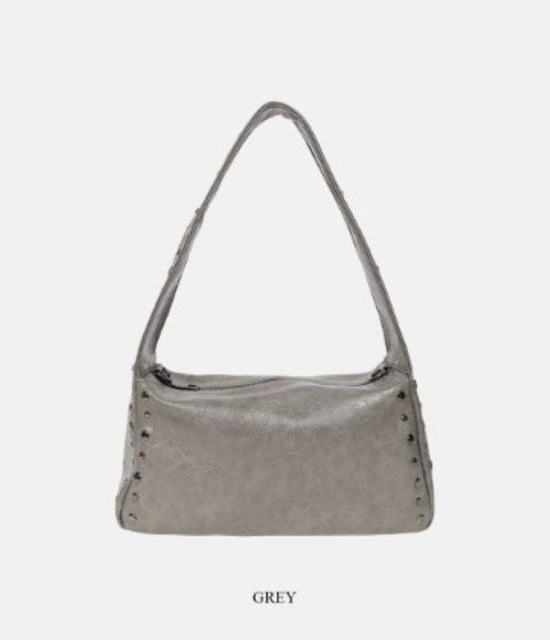 MINIMAL RIVET ACCENT BAG GREY