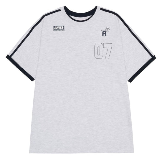 SPORTY NUMBER TEE GREY