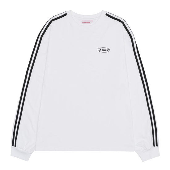 SLEEVE LINE LS TEE WHITE