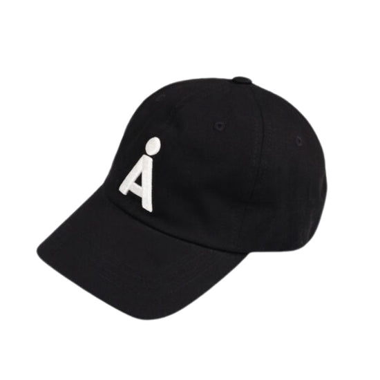 ALAND EMBOSSING A LOGO BASEBALL CAP BLACK