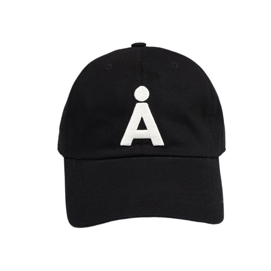 ALAND EMBOSSING A LOGO BASEBALL CAP BLACK