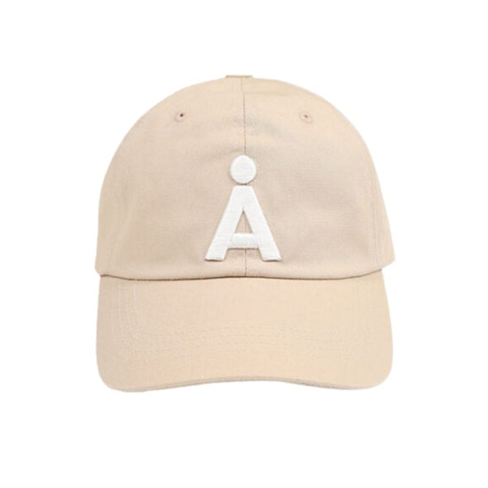 ALAND EMBOSSING A LOGO BASEBALL CAP BEIGE