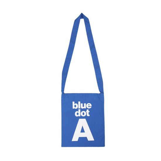 ALAND A LOGO CROSS BAG BLUE