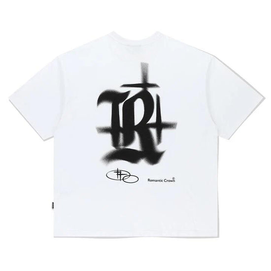 SHINING BOLD LOGO TEE SHIRT WHITE