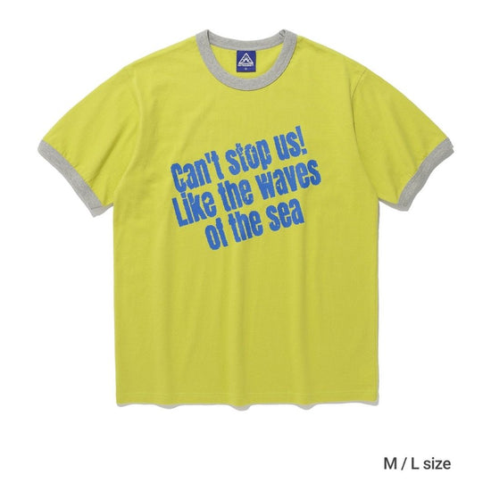 STOP US TEE LIME YELLOW