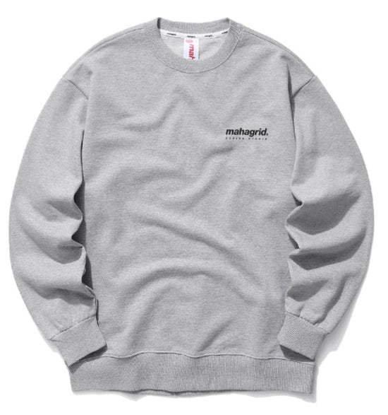 ORIGIN LOGO CREWNECK GREY