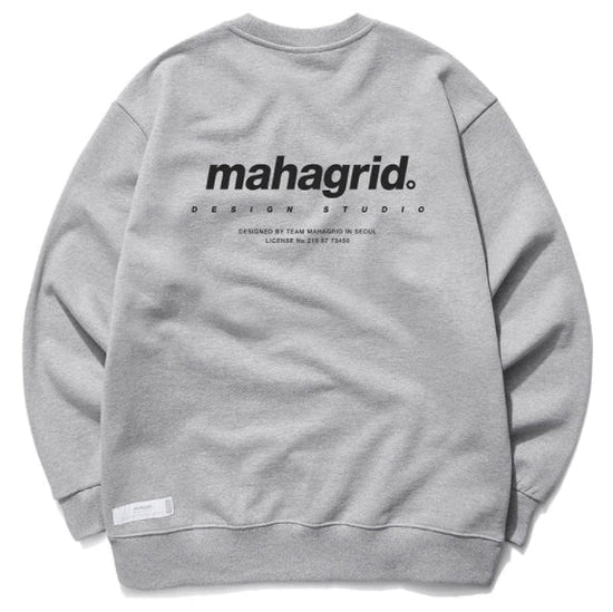 ORIGIN LOGO CREWNECK GREY