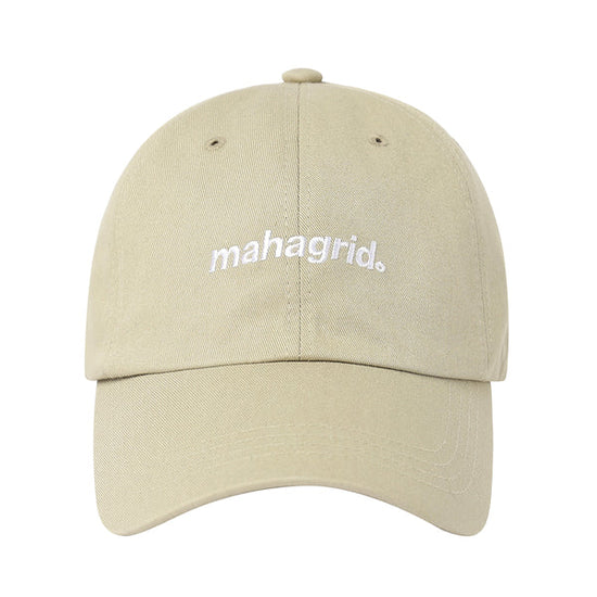 BASIC LOGO BALL CAP BEIGE