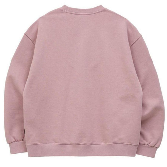 WK 3D LOGO SWEATSHIRTS DUST PINK