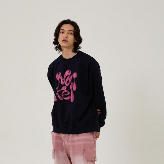 WK 3D LOGO SWEATSHIRTS NAVY