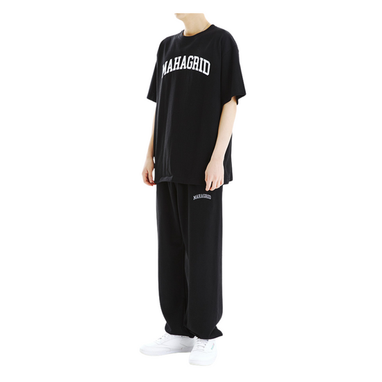 VARSITY LOGO TEE BLACK