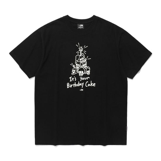 BIRTHDAY CAKE TEE BLACK