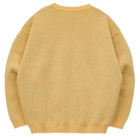 WK 3D LOGO KNIT YELLOW