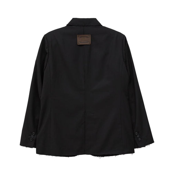 CUT-OUT OVERFIT BLAZER BLACK