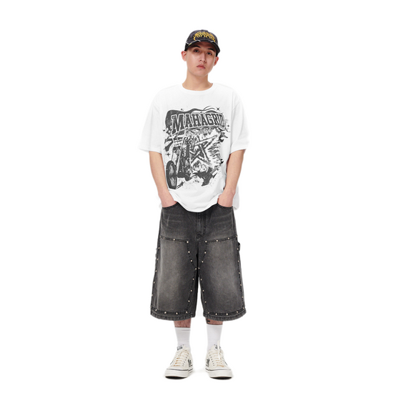 CHOPPER BIKE TEE WHITE