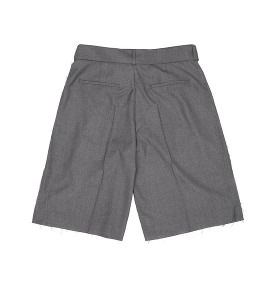 CUT-OUT SHORT PANTS GREY