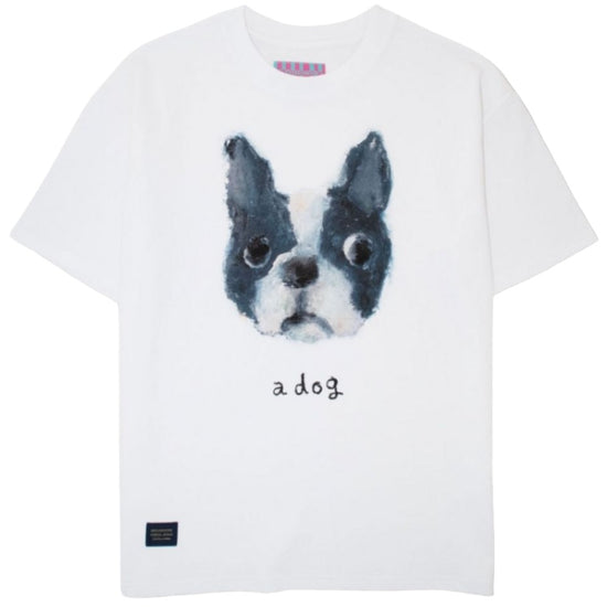 A DOG SHORT SLEEVE WHITE