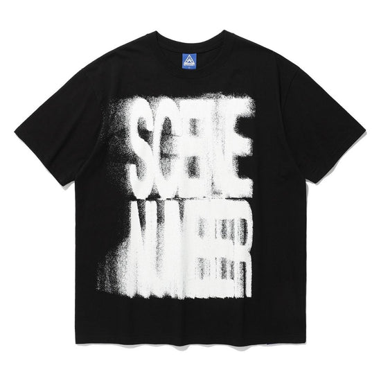 SCENE NUMBER TEE BLACK