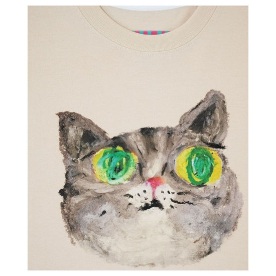 A CAT SHORT SLEEVE BEIGE