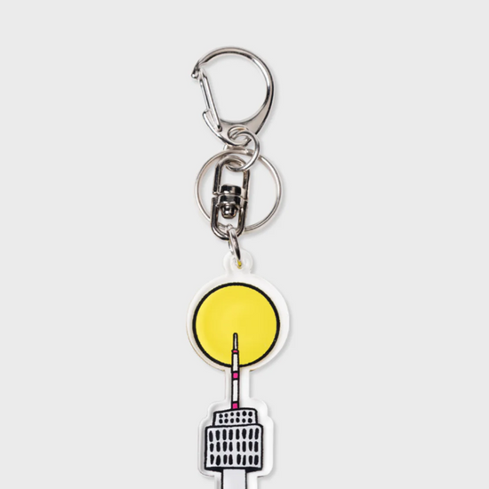 ALAND SEOUL NAMSAN KEYRING-1 WHITE