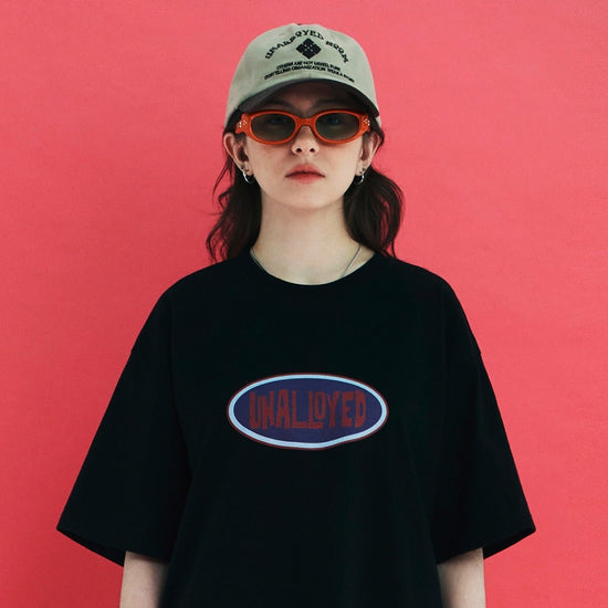 OVAL LOGO T-SHIRT BLACK