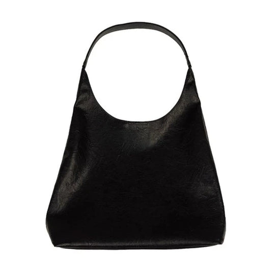 BIG HOBO SHOULDER BAG BLACK