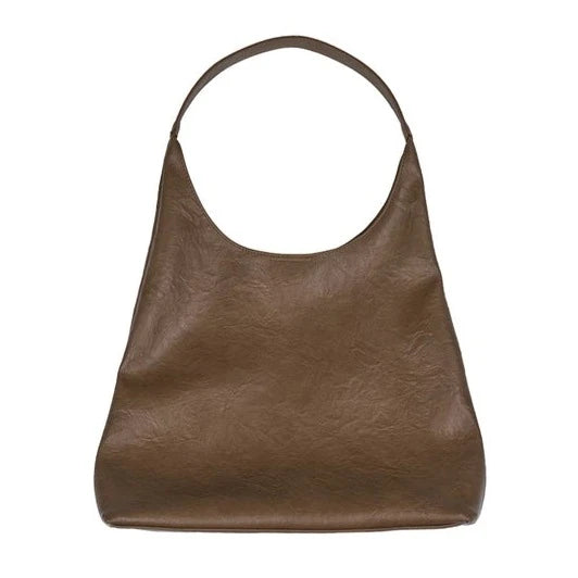 BIG HOBO SHOULDER BAG BROWN