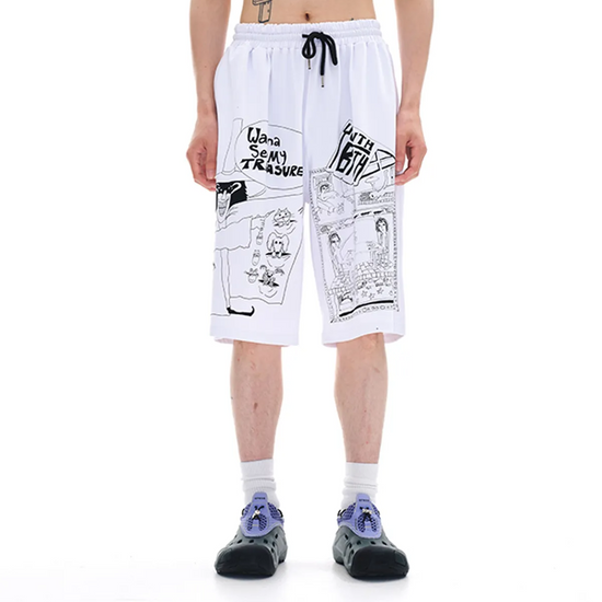 YB BERMUDA PANTS WHITE