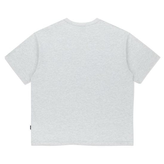 VOLUME LOGO THUNDER CLOUD TEE SHIRT LIGHT GREY