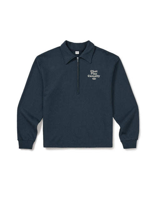 SPORTS HALF SWEAT NAVY