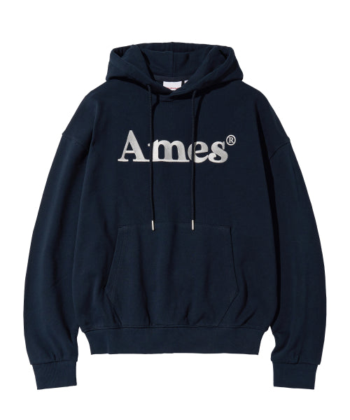 BASIC LOGO HOODIE O NAVY