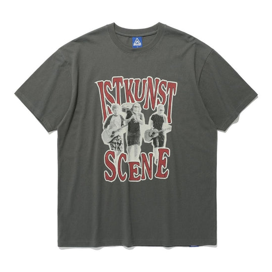 SCENE BAND TEE CHARCOAL