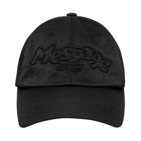 MESSAGE GLOSSY BALL CAP BLACK