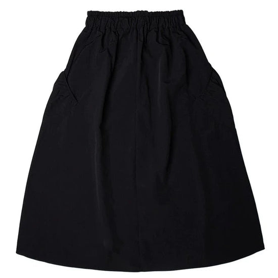 BIG POCKET BANDING SKIRT BLACK