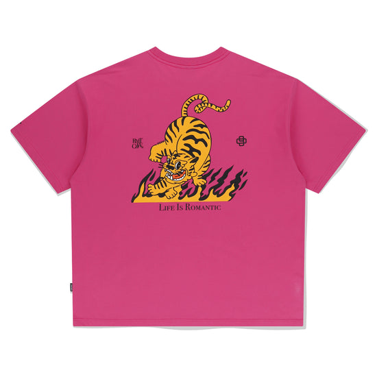 BLAZE REEL TIGER TEE SHIRT PINK