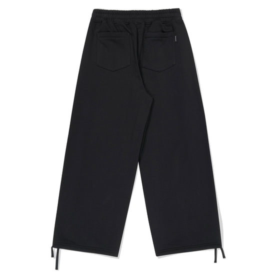 SHINING SPANGLE LOGO PANTS BLACK