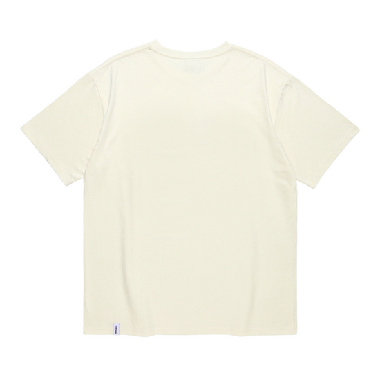 COLLEGE LOGO TEE CREAM