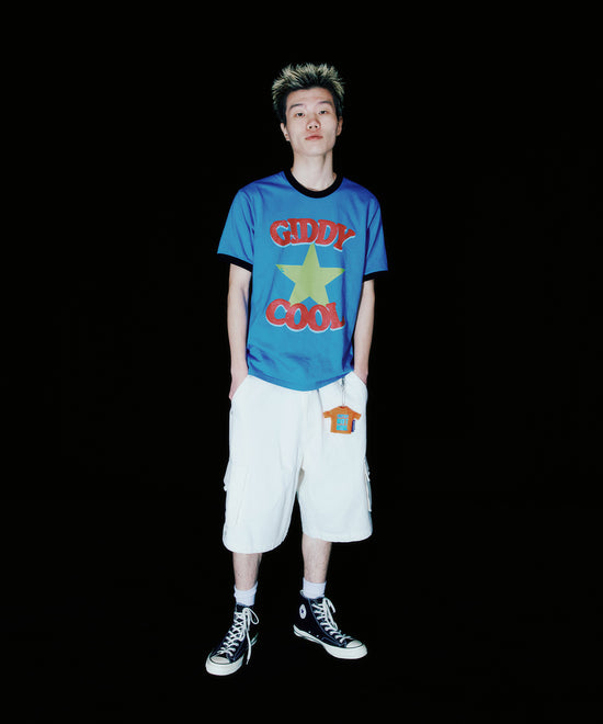 GD STAR TEE BLUE