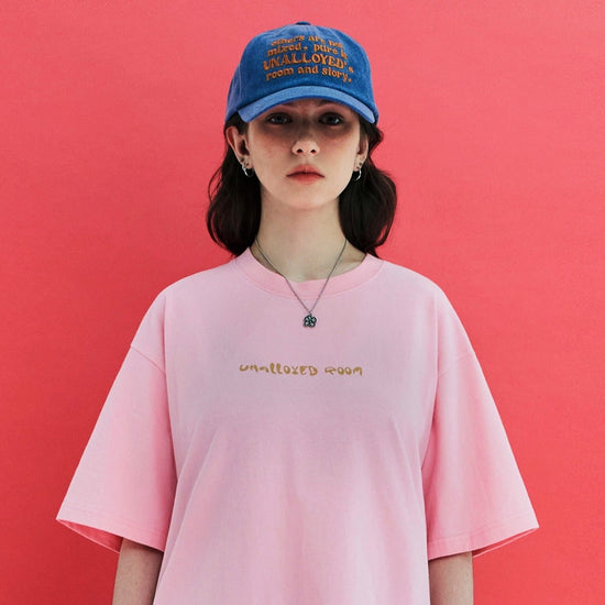 LOGO LEAF T-SHIRT PINK