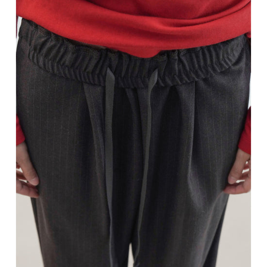 COMFORT DRAPE TROUSERS BLACK