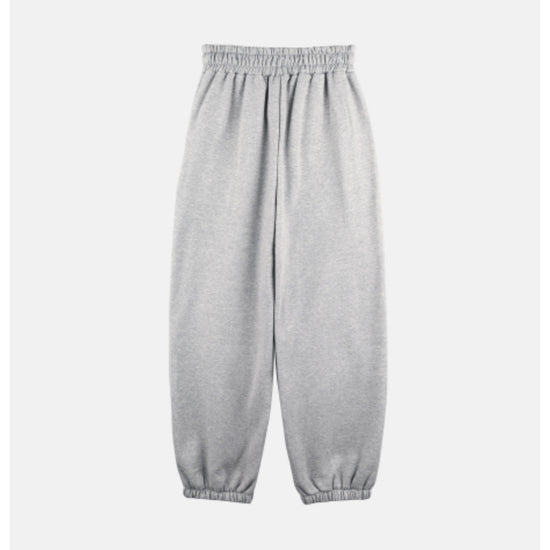 KEKE'S PICK - METAL STUD JOGGER PANTS MELANGE GREY