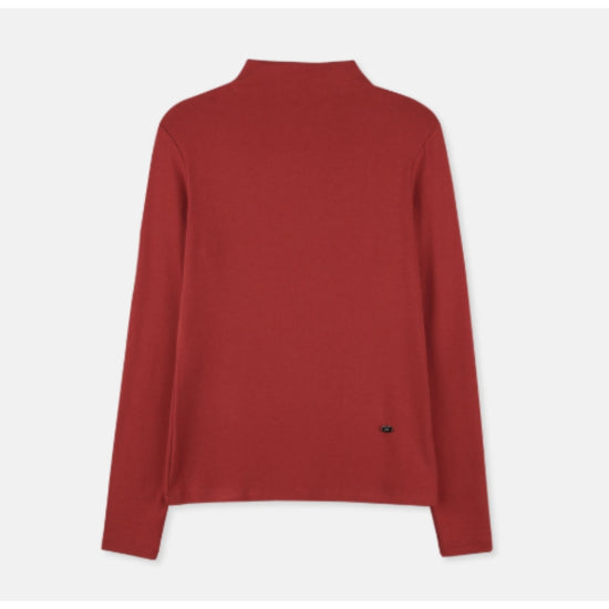 KEKE'S PICK - 3.3 BASIC TURTLENECK KNIT TOP RED