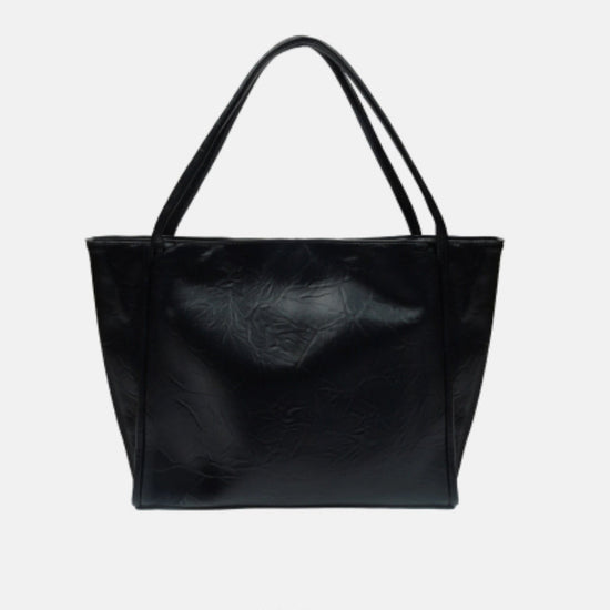 KEKE'S PICK - BIG SQUARE SHOULDER BAG BLACK